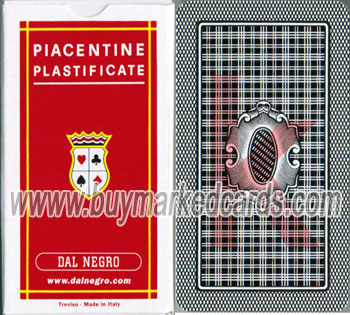 DAL NEGRO světelný označené karty Piacentine