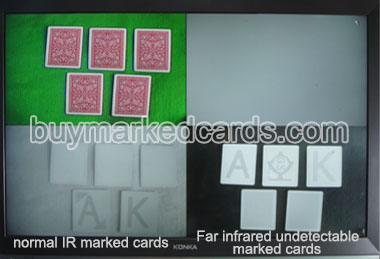 Daleko infračervené Poker kamera s IR označené karty 