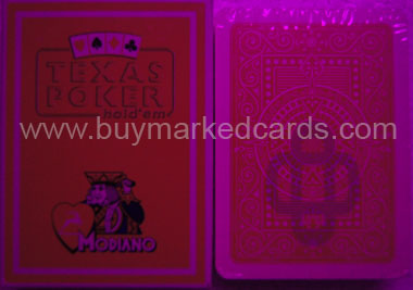 Modiano Texas Hold'em označené karty